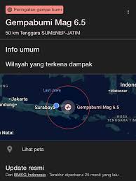 gempabumi mag 6.5 sumenep